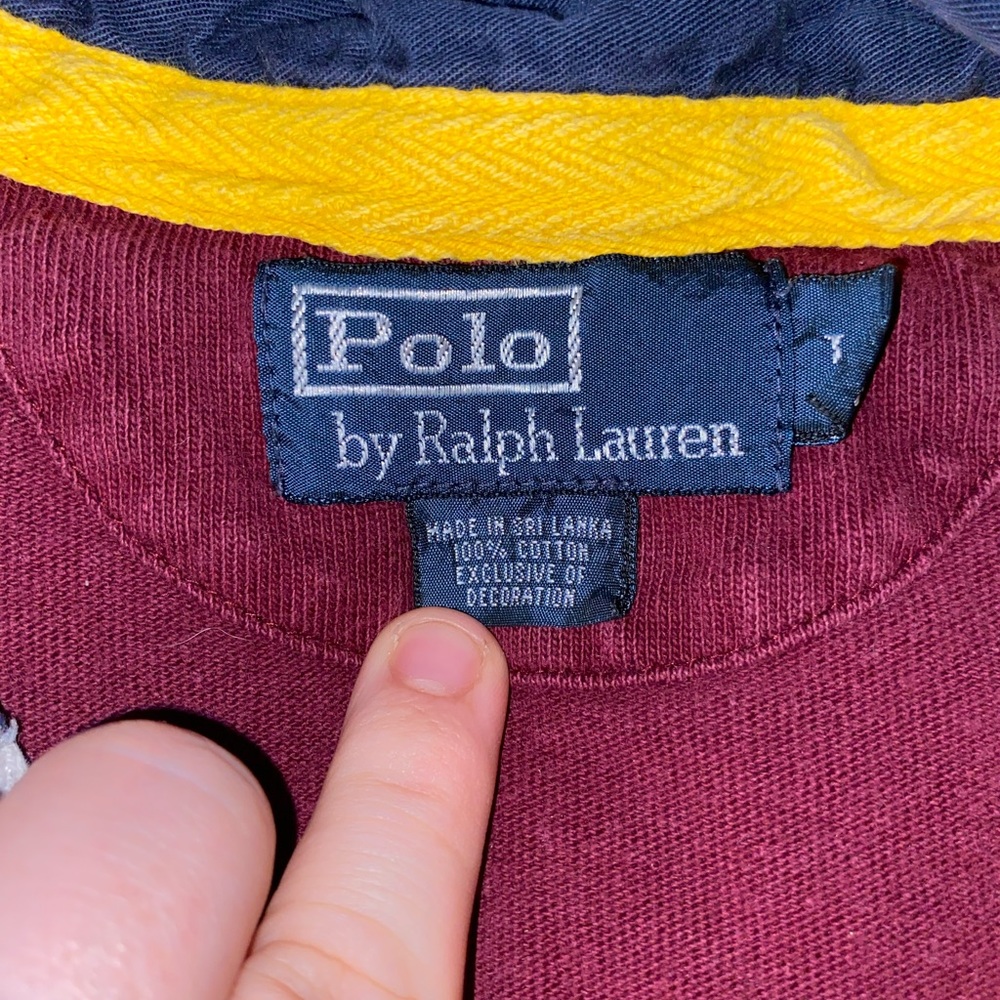 Polo by Ralph Lauren long sleeve collared shirt size large - Picture 4 of 5